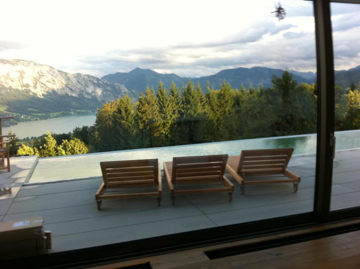 Attersee Luxury Design Villa With Dream Views, Large Pool And Sauna Nussdorf am Attersee Buitenkant foto