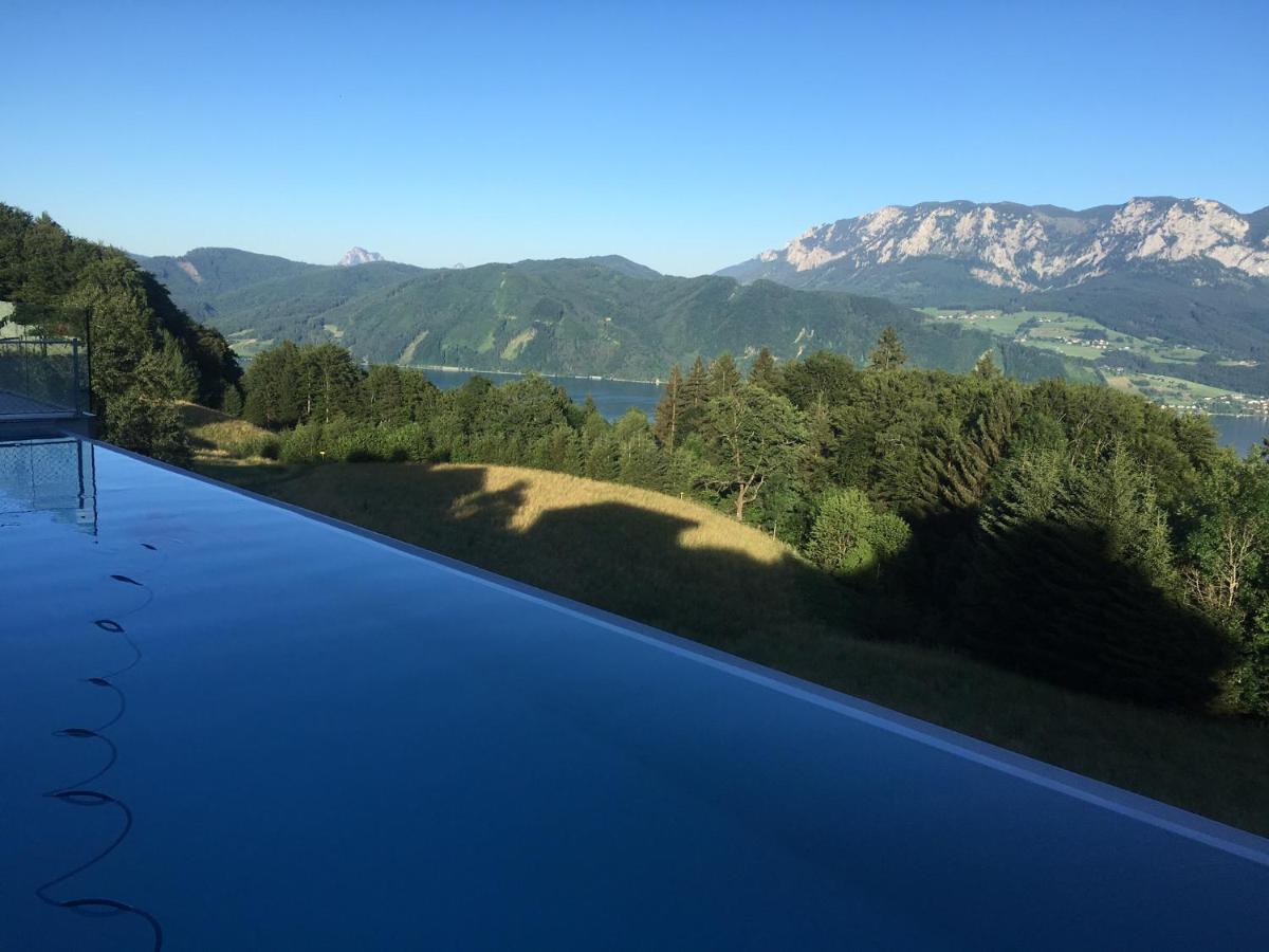 Attersee Luxury Design Villa With Dream Views, Large Pool And Sauna Nussdorf am Attersee Buitenkant foto