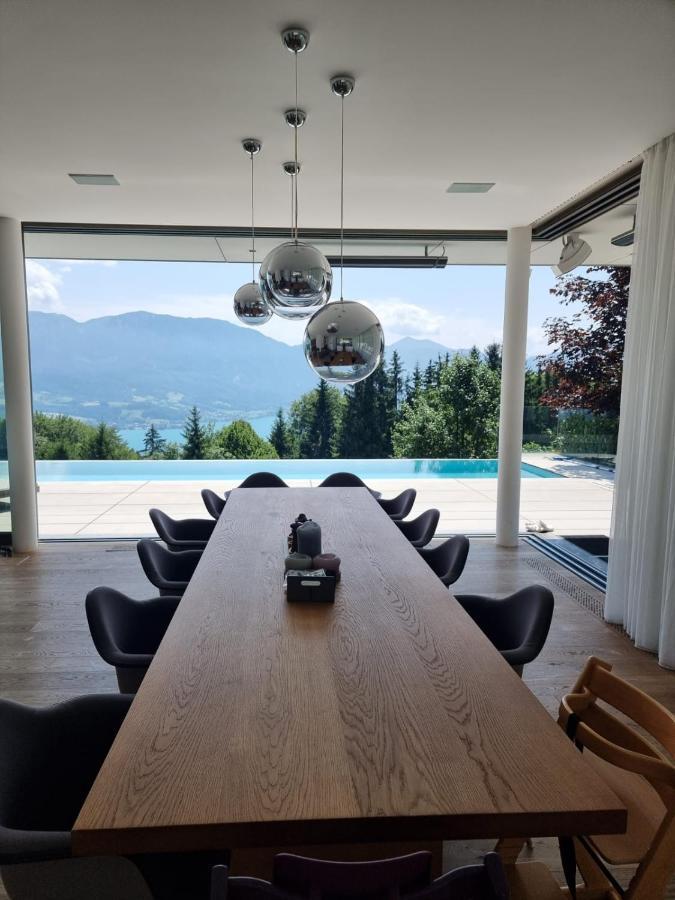 Attersee Luxury Design Villa With Dream Views, Large Pool And Sauna Nussdorf am Attersee Buitenkant foto