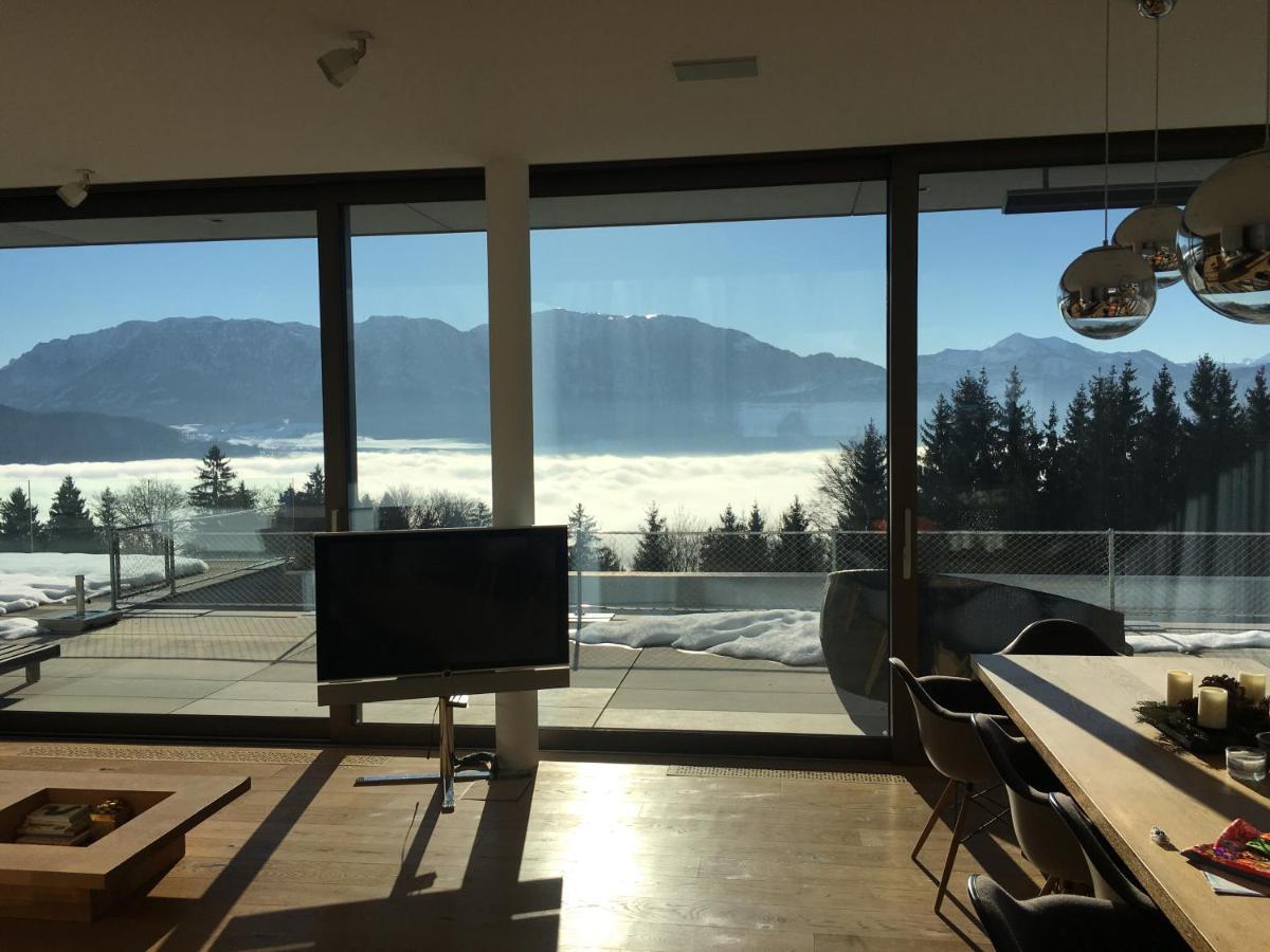 Attersee Luxury Design Villa With Dream Views, Large Pool And Sauna Nussdorf am Attersee Buitenkant foto